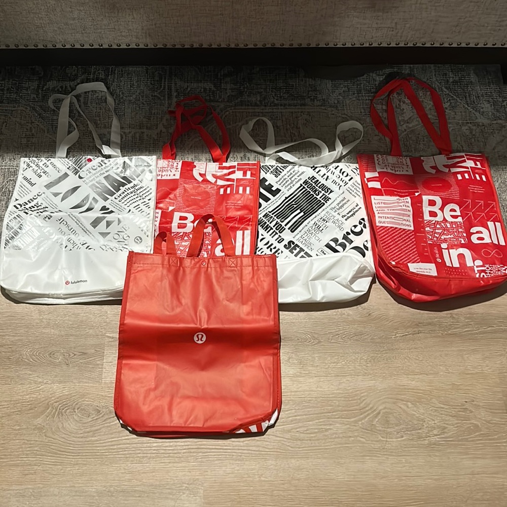 5 big size lulu bags
